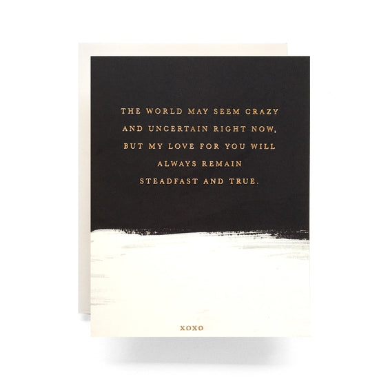 Brushed Steadfast - Love Card