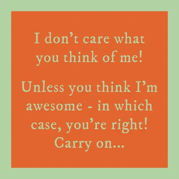 Don't Care Coaster
