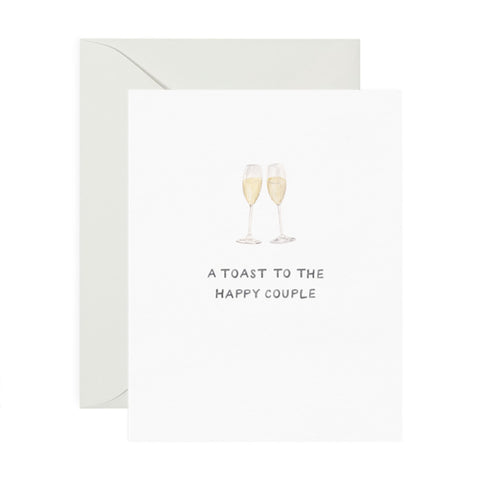 Champagne Toast - Wedding Card