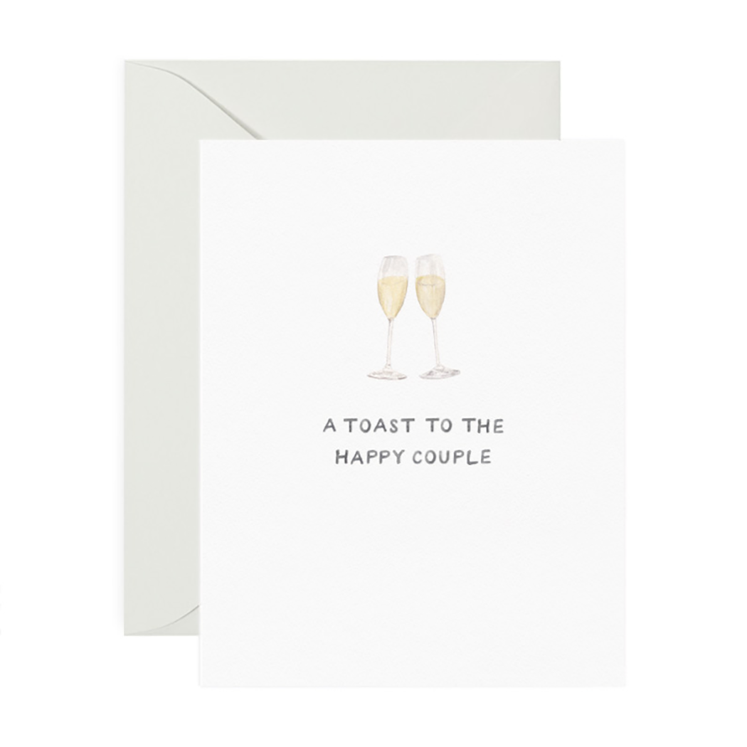 Champagne Toast - Wedding Card