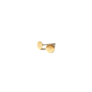 Circle Stud Earrings - Gold