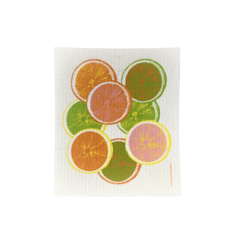 Citrus Slices - Swedish Dishcloth