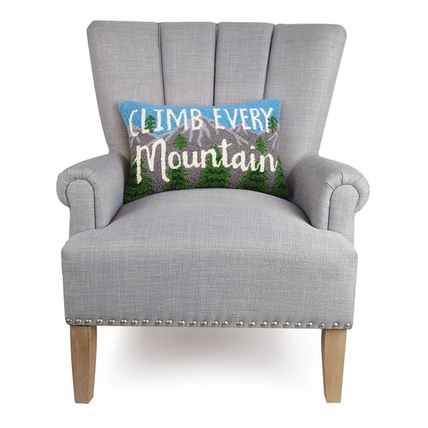 Climb Every Mountain - Hook Pillow