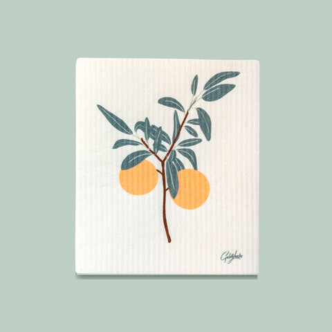 Clementines - Swedish Dishcloth
