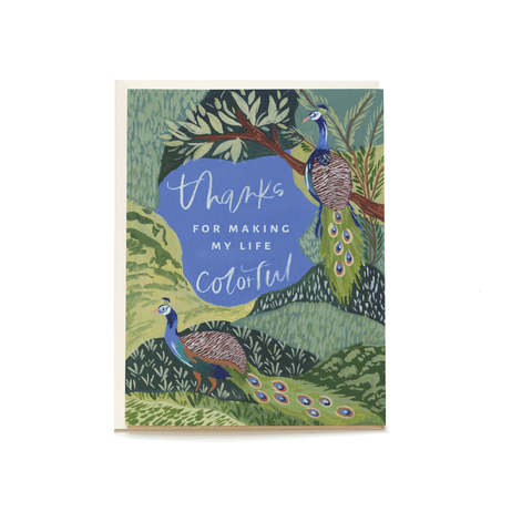Colorful Life - Thank You Card