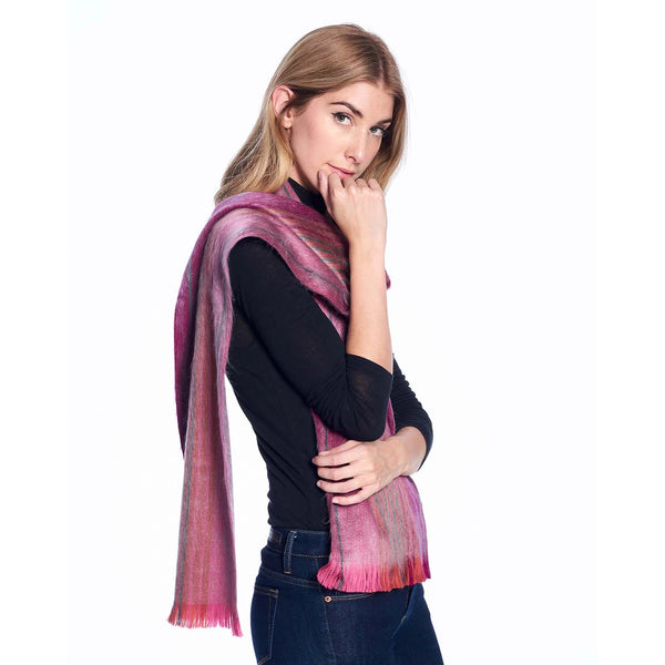 Cosmic Berry - Alpaca Scarf