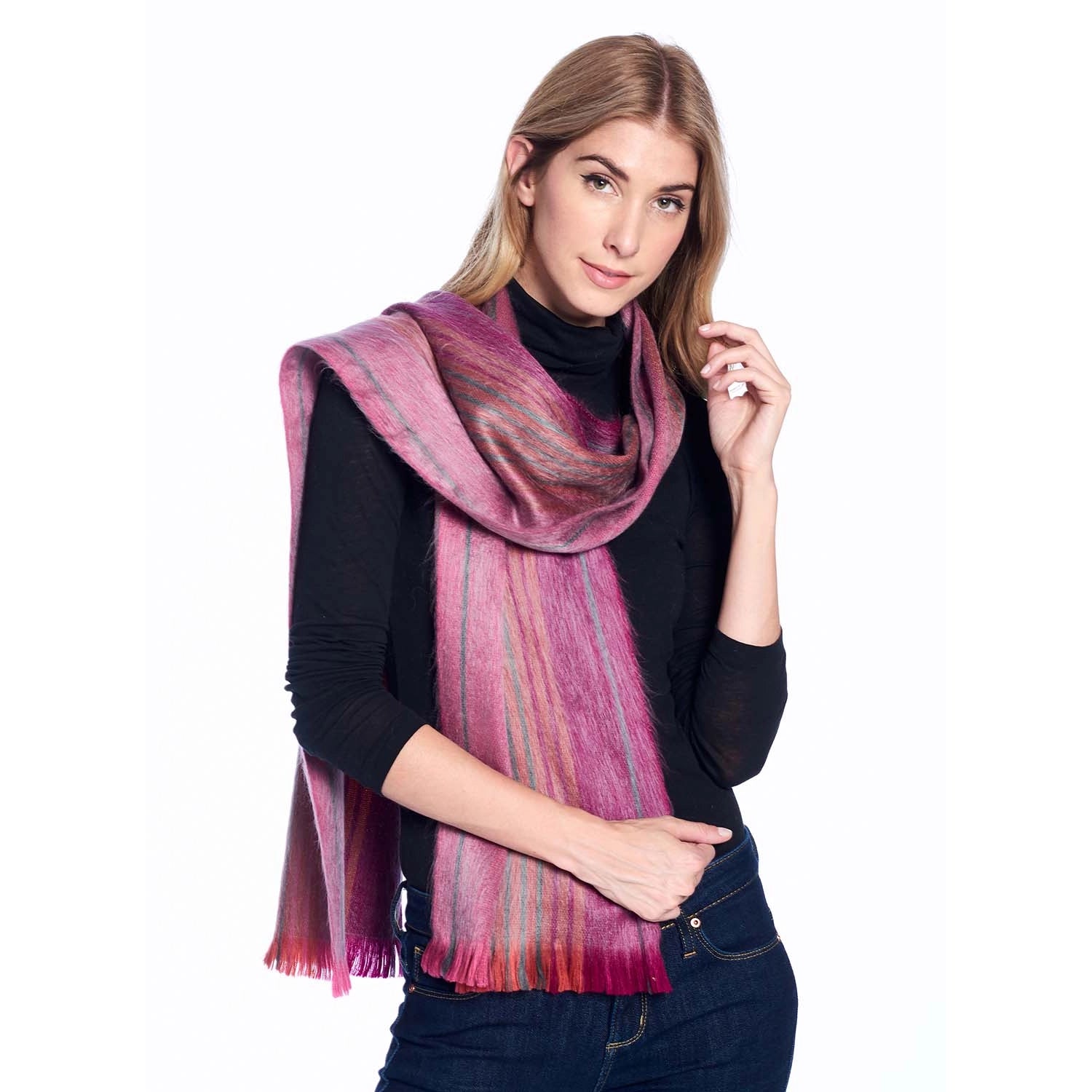 Cosmic Berry - Alpaca Scarf