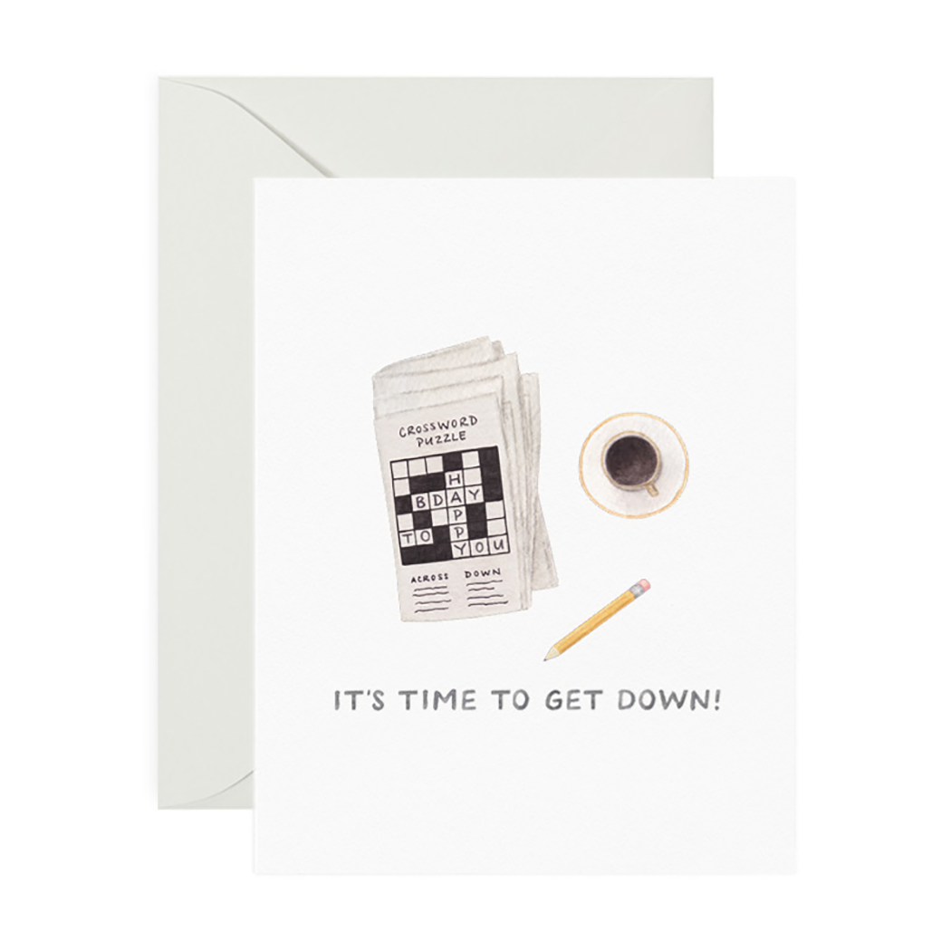 Crossword - Birthday Card