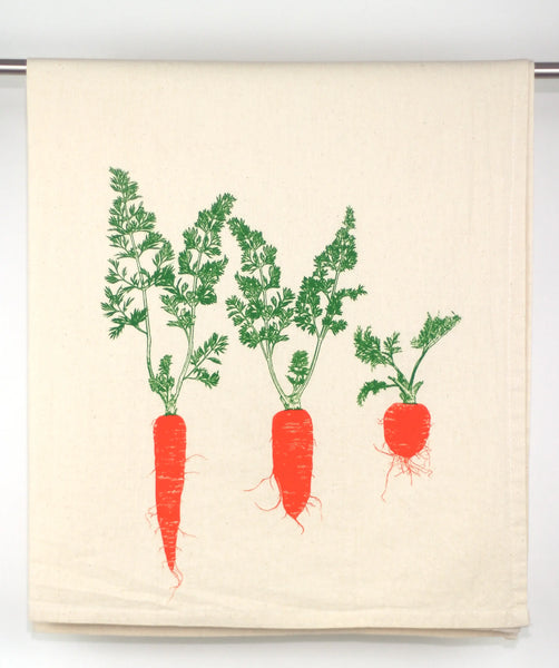 Carrot Flour Sack Towel
