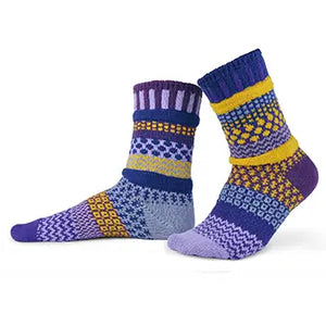 Purple Rain Crew Socks - Sol Mate Socks