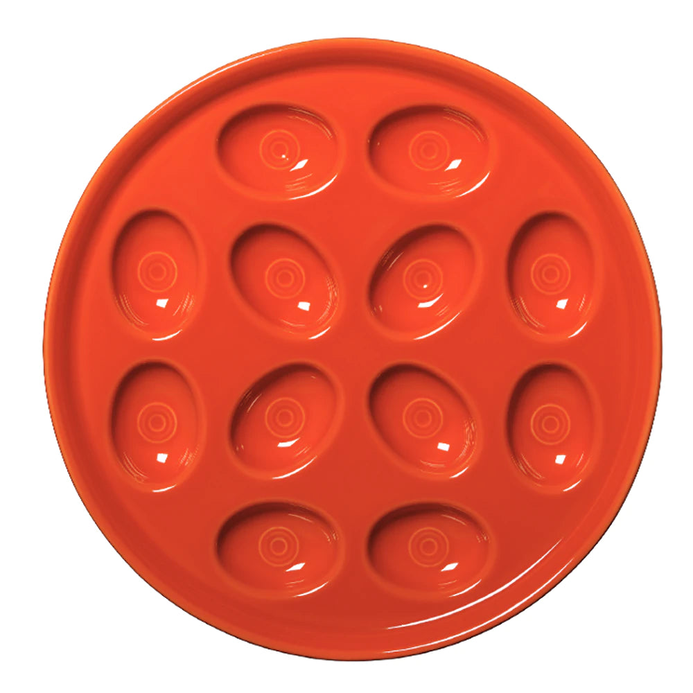 Fiestaware deals egg plate