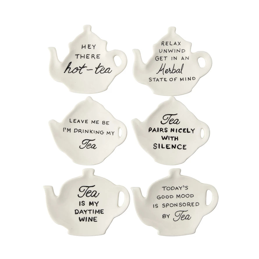 Hot-Tea - Teapot Stoneware Dish