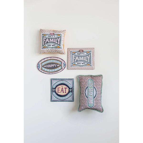 Happy Family - Tin Wall Decor