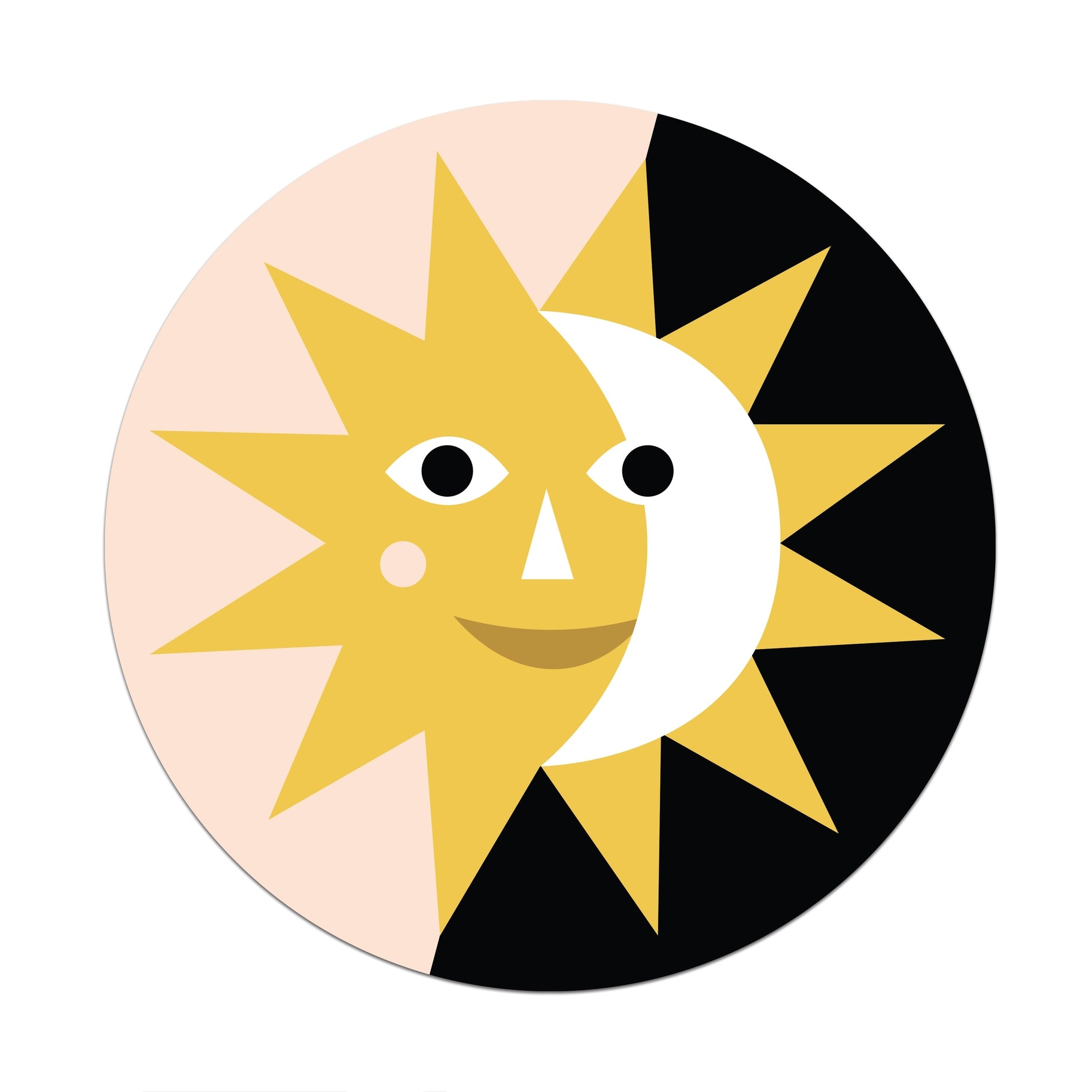 Day and Night - Die Cut Sticker