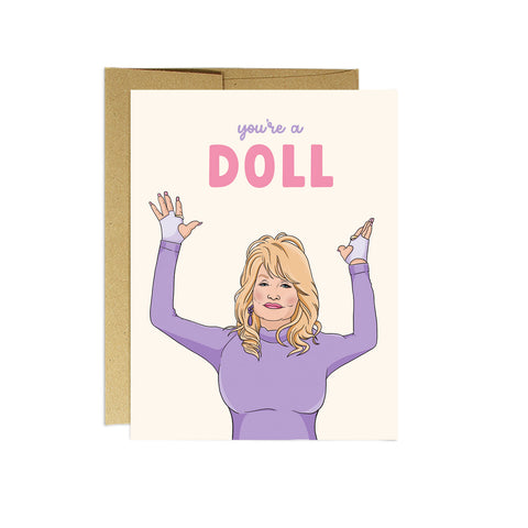 You're a Doll - Friendship Card