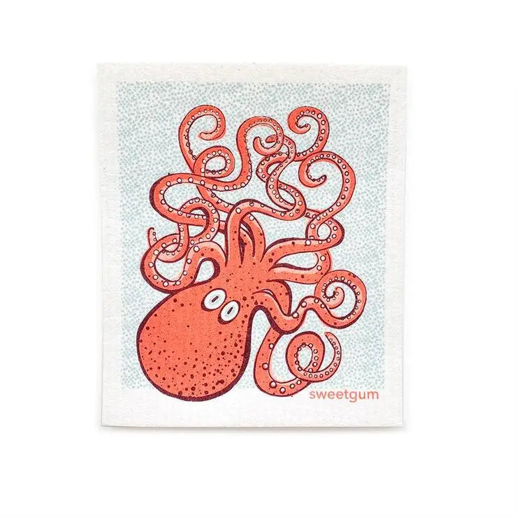 Octopus - Swedish Dishcloth