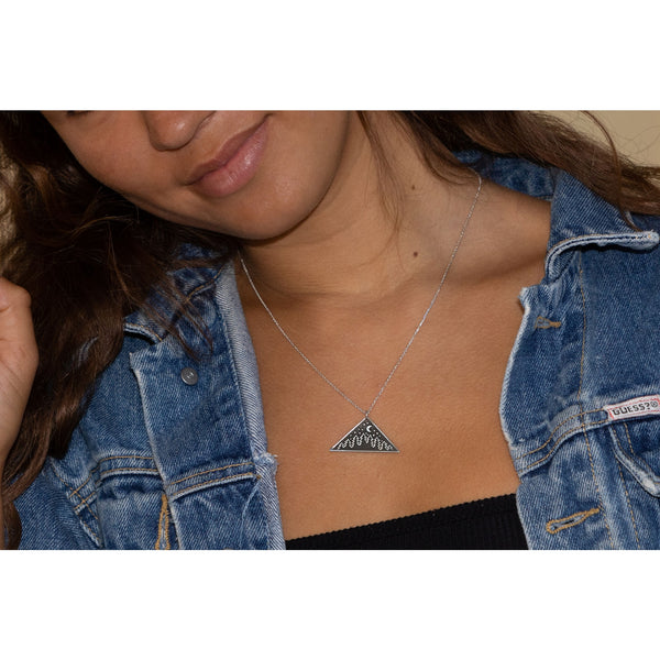 Forest Triangle Necklace