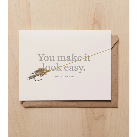 You Make It Look Easy - Father's Day Card