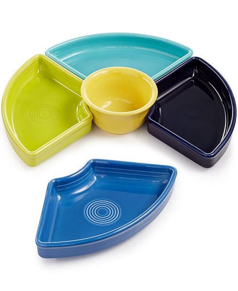 5pc Entertainment Set in Cool Colors - Fiestaware