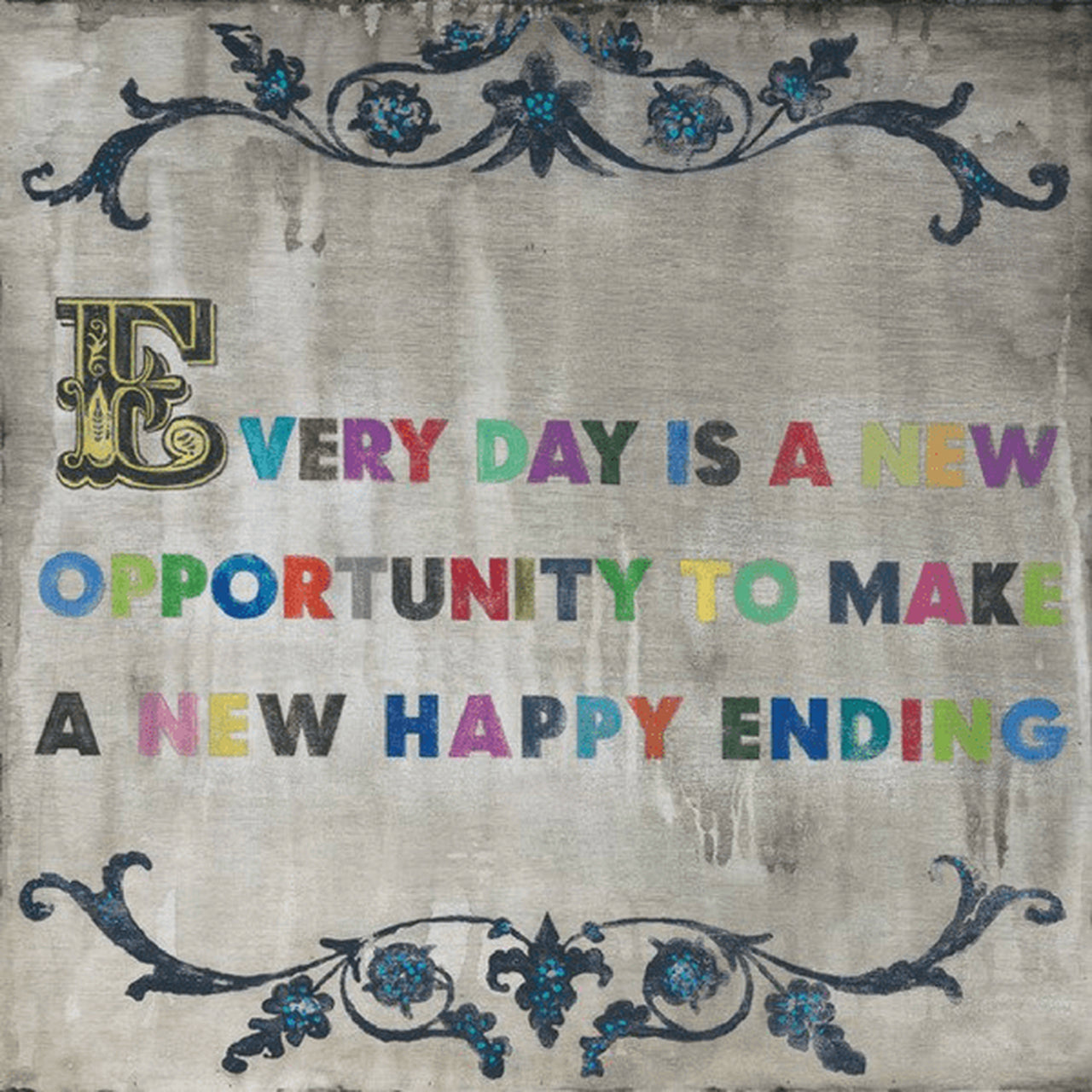Everyday is a New Opportunity - 12x12 Art Print