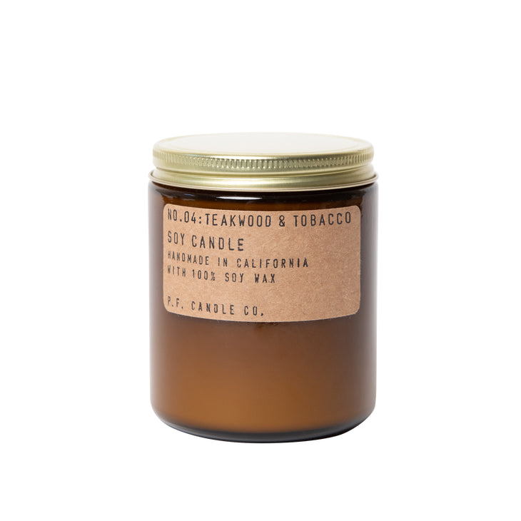 No. 04: Teakwood & Tobacco - 7.2oz Soy Candle