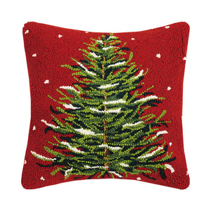 Red Christmas Tree - Hook Pillow
