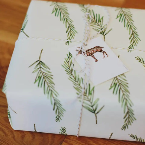 Fir Branch - Gift Wrap Roll