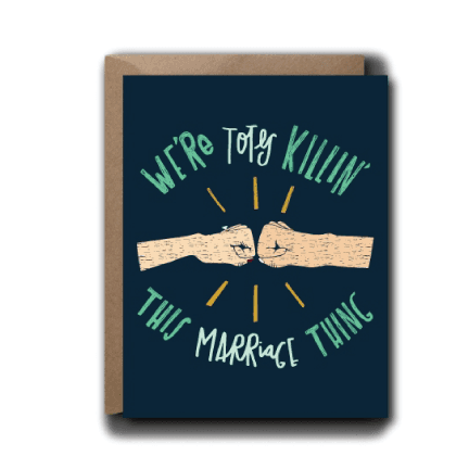 Fist Bump - Anniversary/Wedding Card