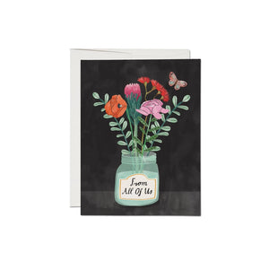 Flowers from Us - Empathy Card