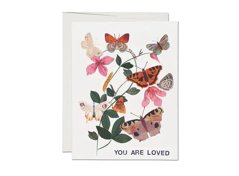 Flutter Butterfly - Love Card