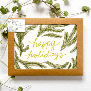 Happy Holidays Foliage Box Set