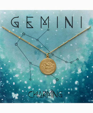 Gemini Medallion Necklace