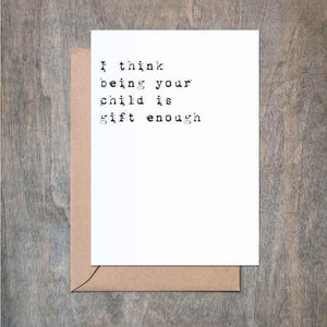 Gift Enough - Love Card