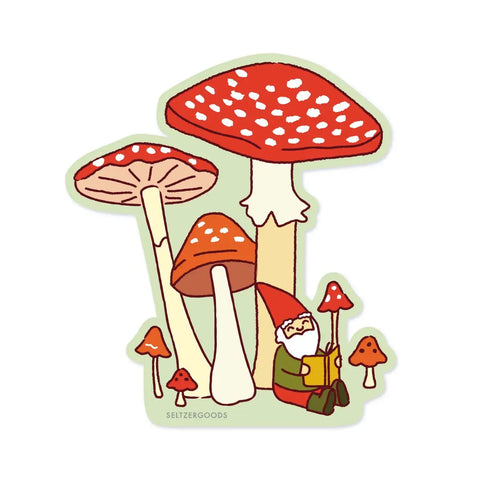 Gnome Mushroom - Sticker