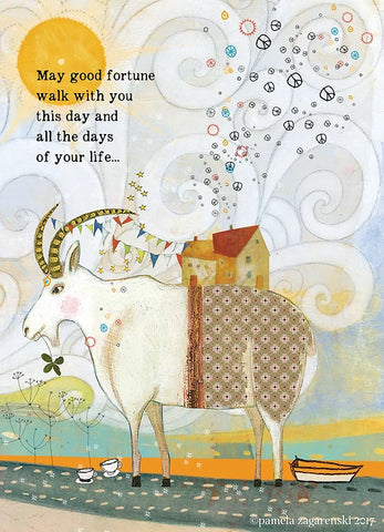 Good Fortune Goat - Empathy Card