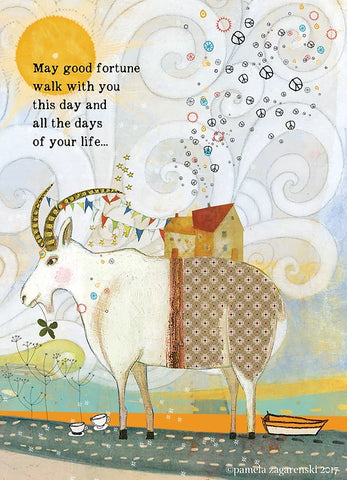 Good Fortune Goat - Empathy Card