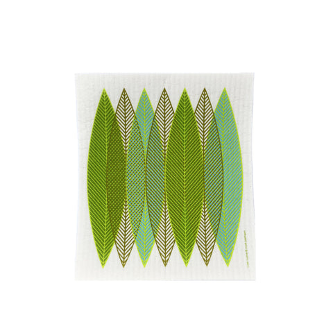 Blade Leaves Green - Swedish Dishcloth