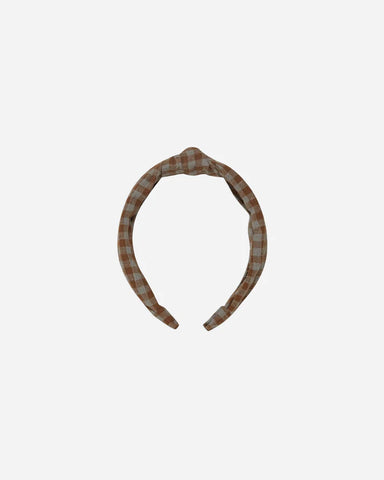 Knotted Headband - Gingham