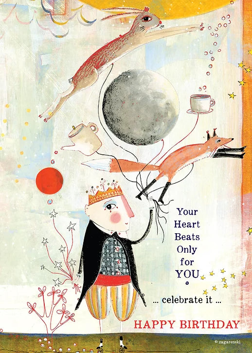 Heart Beats - Birthday Card