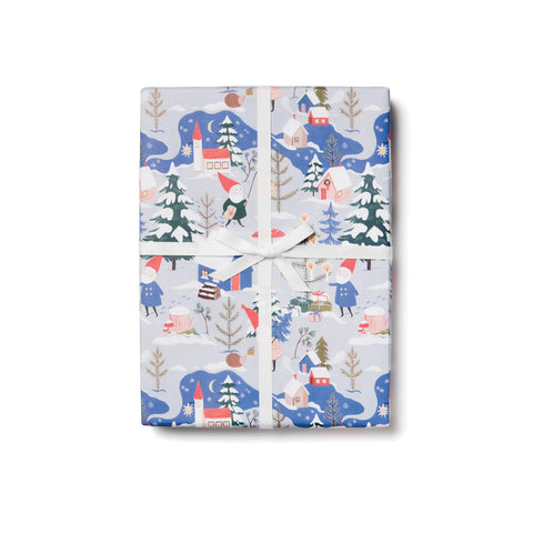 Holiday Gnomes Roll - Wrapping Paper