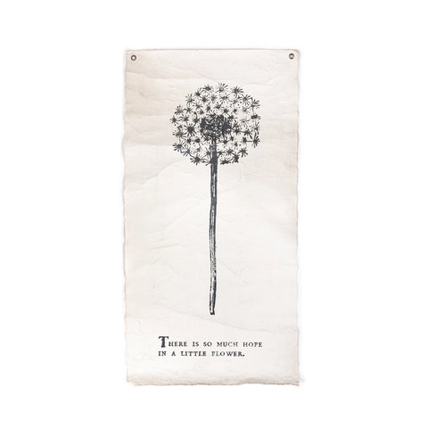 There Is So Much Hope - Botanical Wall Tarp