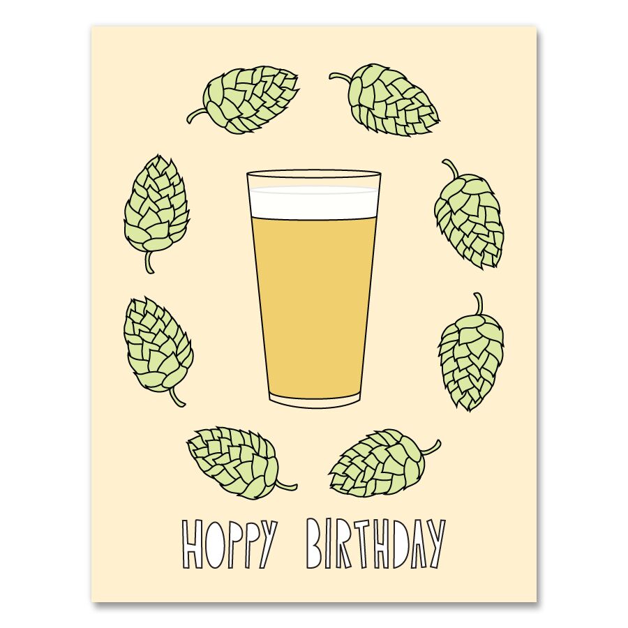 Hoppy Birthday - Birthday Card