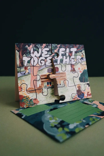 Fit Together Die Cut Puzzle - Love Card