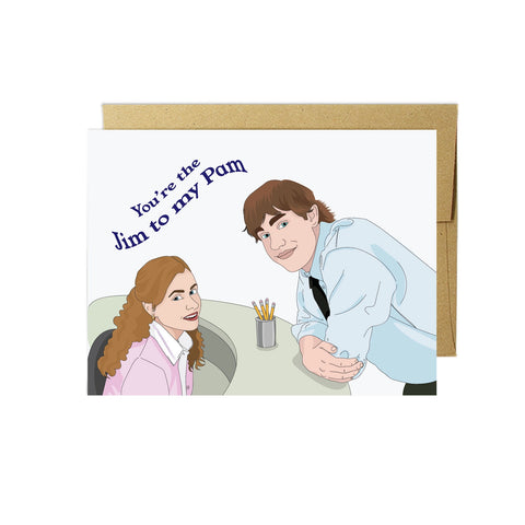 Jim To My Pam - Love Card