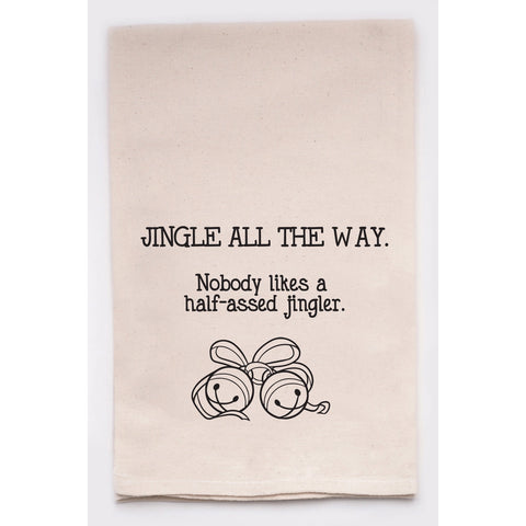 Jingle All The Way Tea Towel