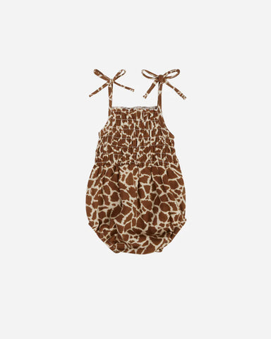 Kaia Romper - Giraffe Spots