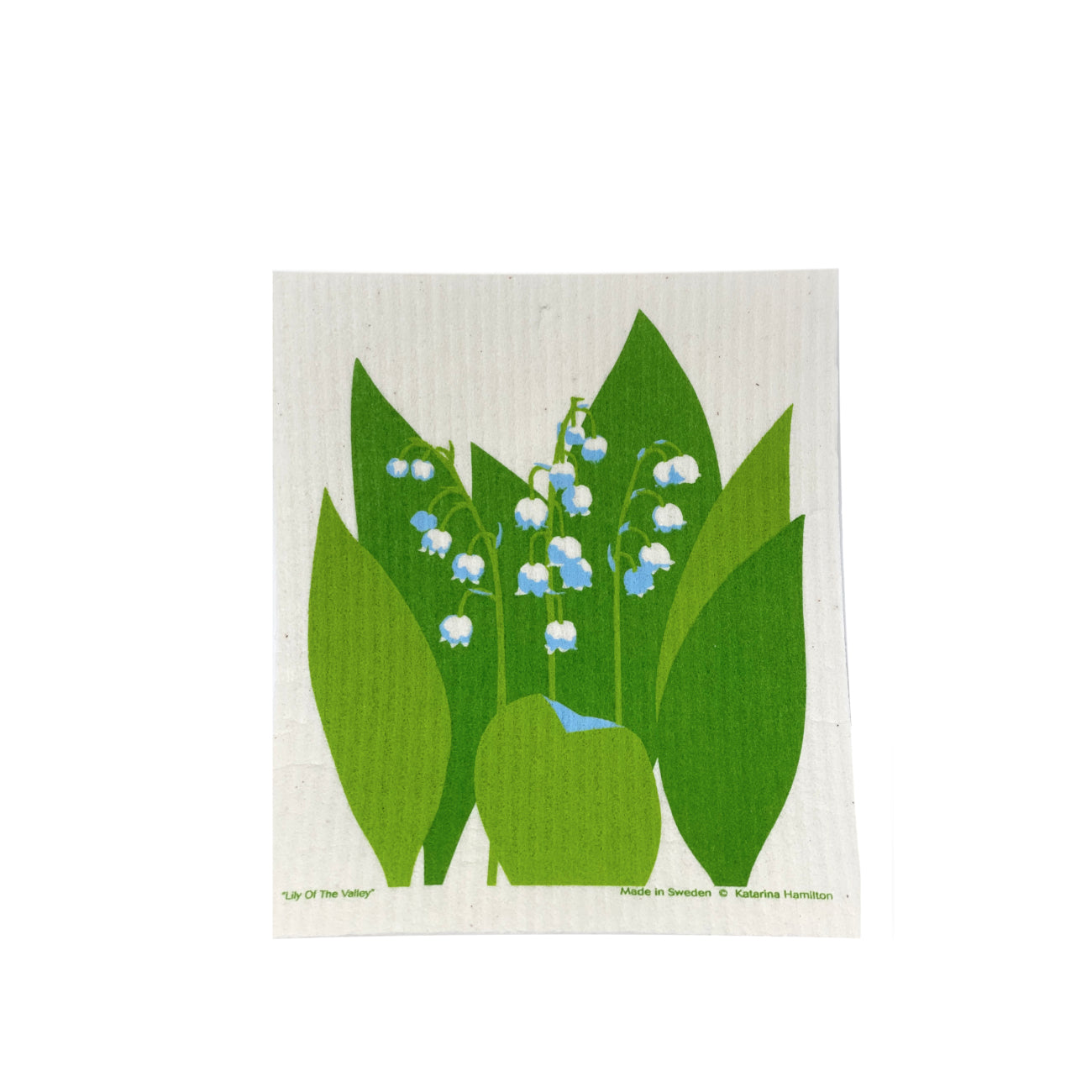 Lily of the Valley - Swedish Dishcloth