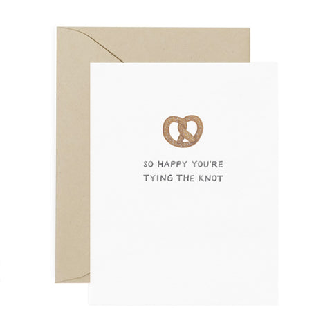 Tying the Knot - Wedding Card
