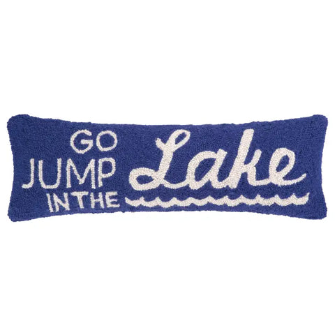 Go Jump In The Lake - Lumbar Hook Pillow