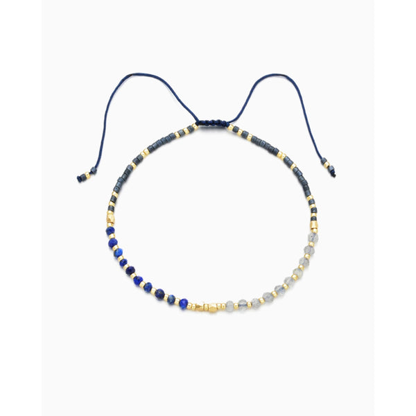 Lapis Lazuli Healing Gemstone Stacking Bracelet